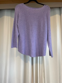 Round neck jumper lilac