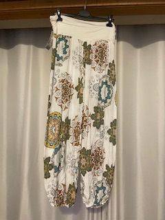 Funky floral harem trousers